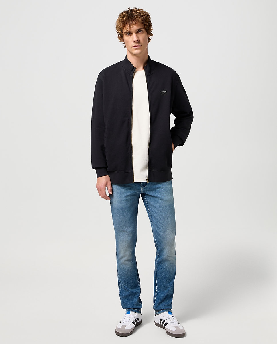 Imagen 2 de Sudadera de hombre con cremallera - Wrangler - Negro Negro