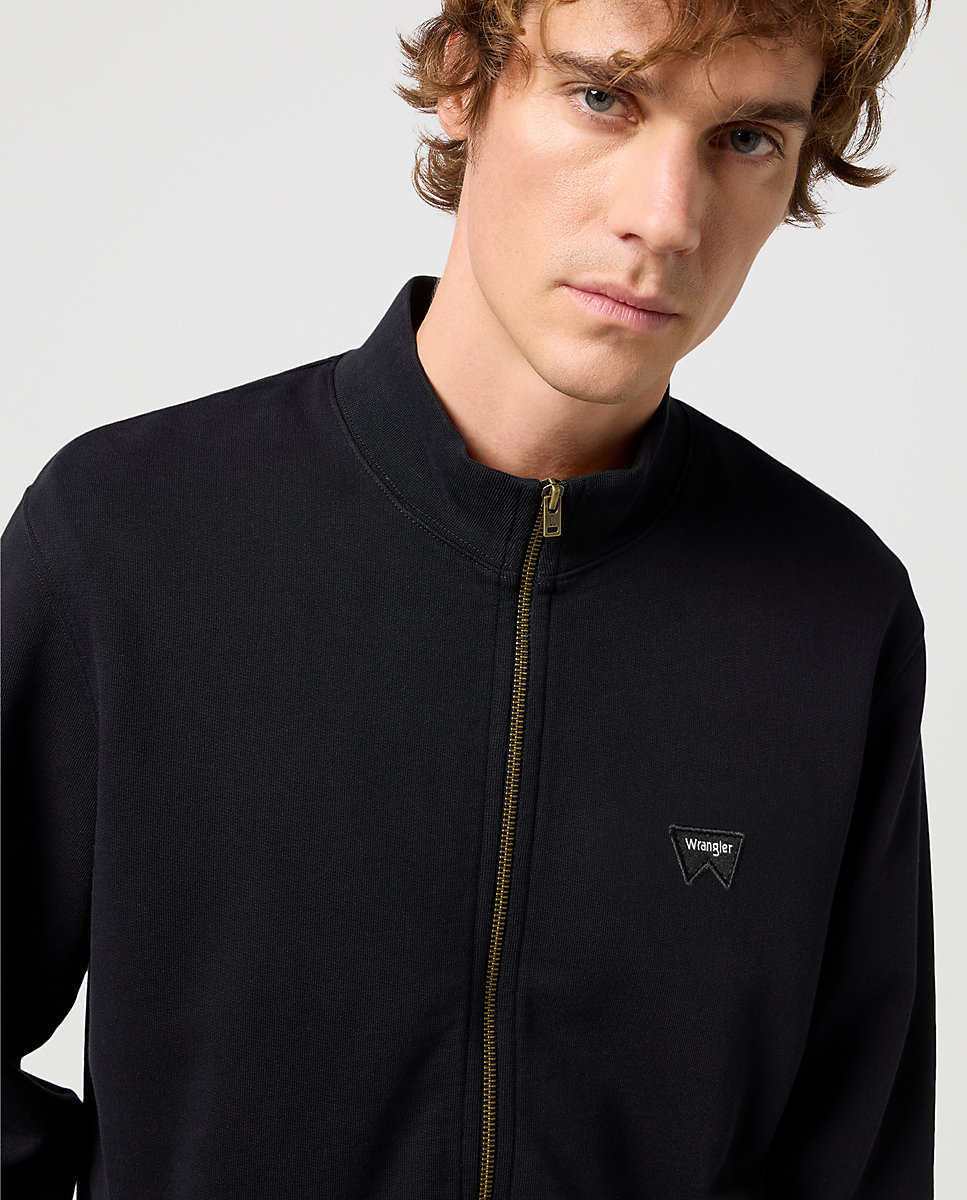 Imagen 4 de Sudadera de hombre con cremallera - Wrangler - Negro Negro