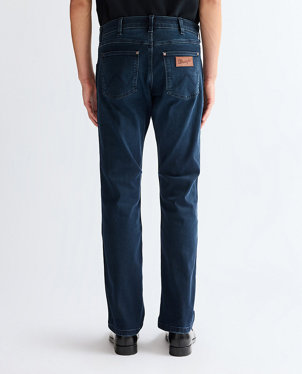 Vaquero greensboro de hombre de tiro medio y pierna recta - Wrangler - Negro Negro-3
