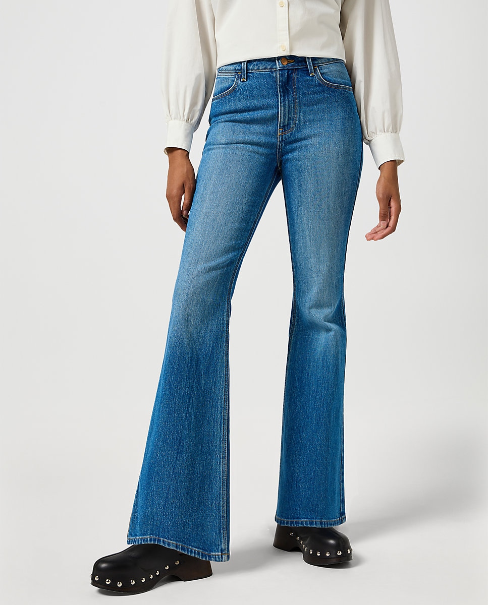 Pantalones Acampanados Mujer 2019 Wrangler Dama Fierce Flare