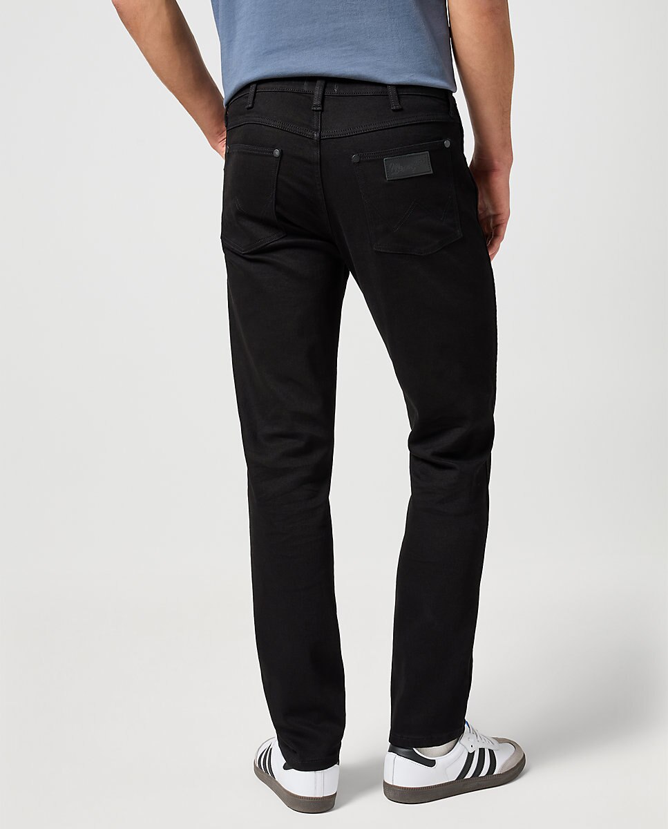 Vaquero de hombre LARSTON de corte slim en color - Wrangler - Negro Negro-3