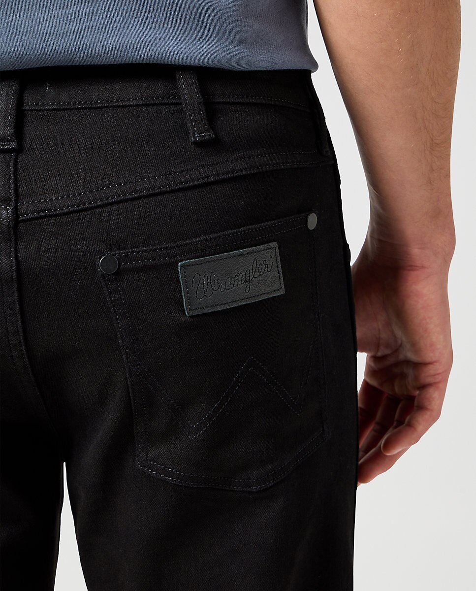 Vaquero de hombre LARSTON de corte slim en color - Wrangler - Negro Negro-5