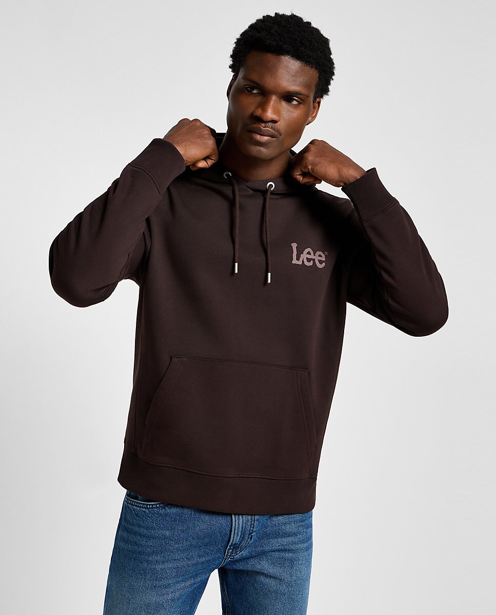 Sudadera con capucha de hombre en color marron Lee El Corte Ingles