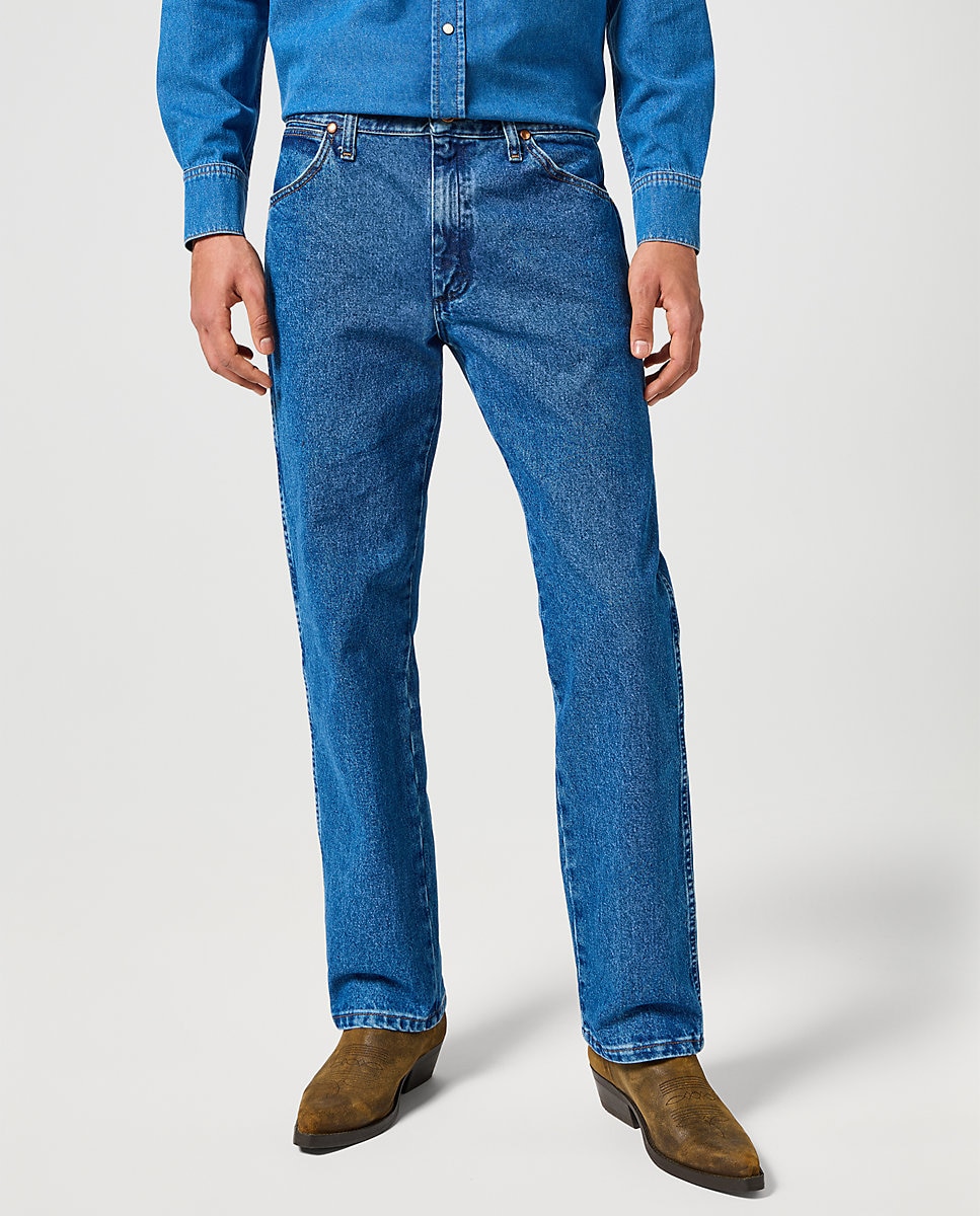 Pantalon 5 bolsillos de hombre 13MWZ - Wrangler - Azul índigo Azul índigo-1