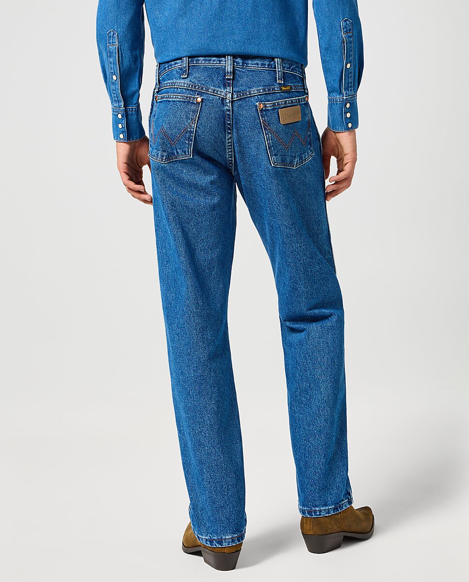 Pantalon 5 bolsillos de hombre 13MWZ - Wrangler - Azul índigo Azul índigo-3