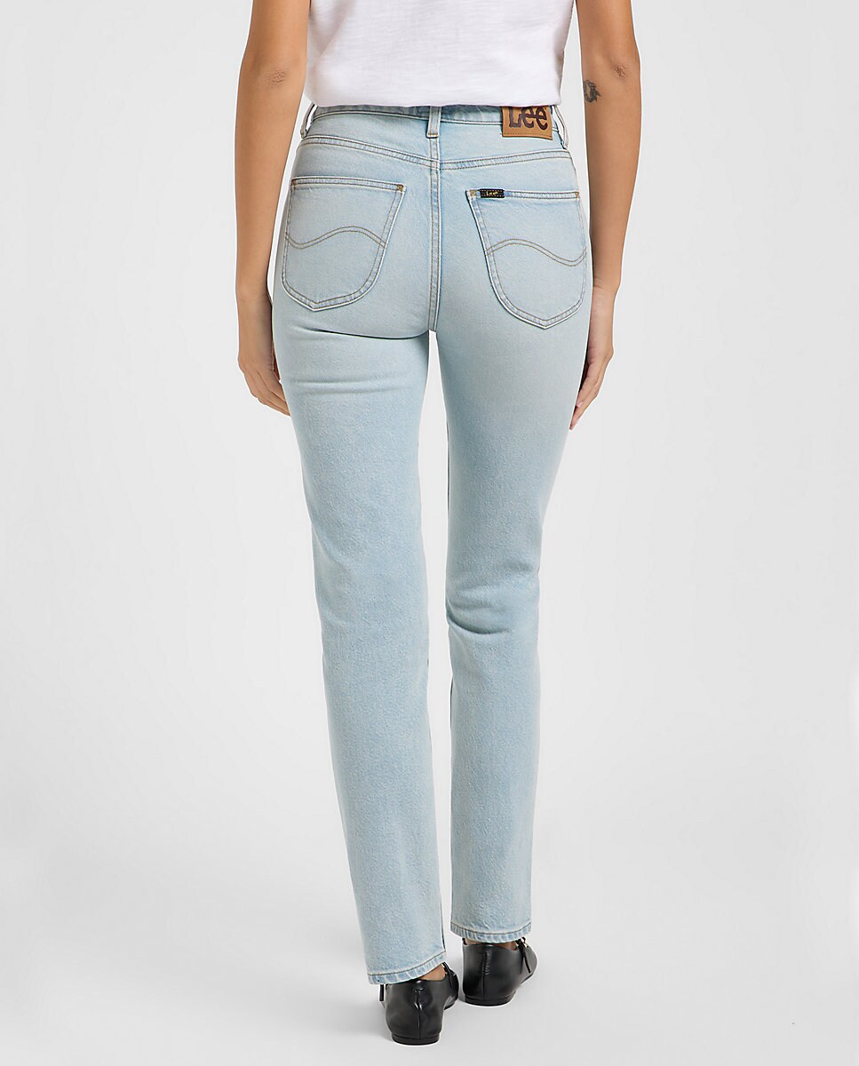 Pantalones Mezclilla Jean Clasico Tiro Alto Mujer Los Mejores