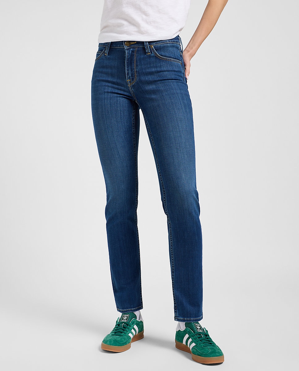Vaquero pitillo Elly de mujer de tiro alto - Lee - Azul denim Azul denim-1