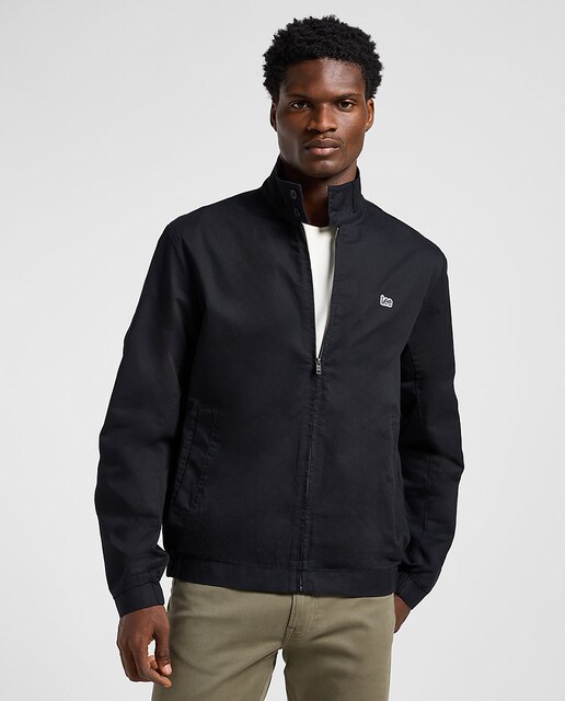 Imagen 0 de Chaqueta harrington ligera de hombre en negro