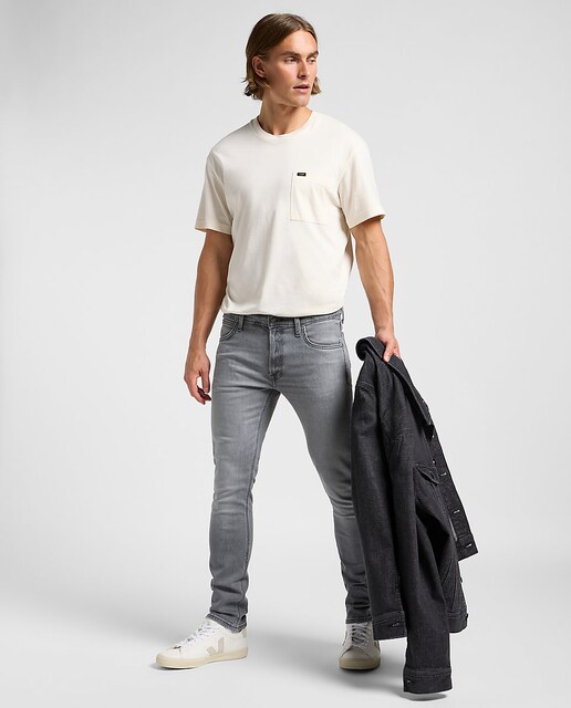 Imagen 0 de Vaquero de hombre Luke corte slim tapered en gris