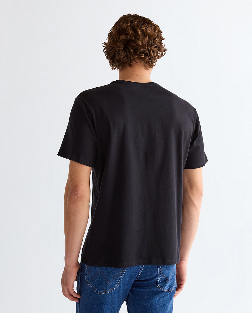 Camiseta de hombre de corte relaxed - Wrangler - Negro Negro-3