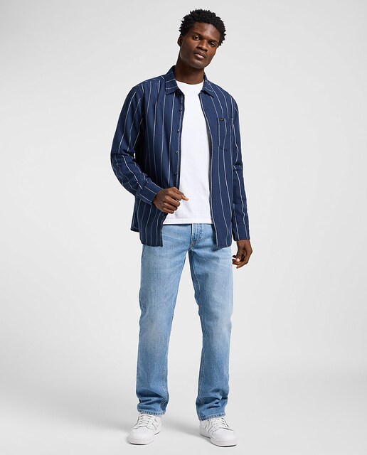 Imagen 0 de Vaquero de hombre Daren corte regular  en azul