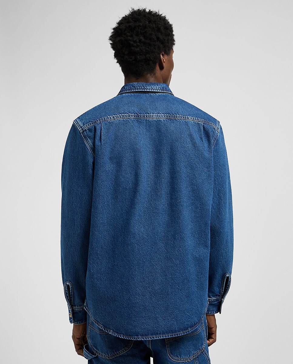 Camisa Vaquera De Hombre Lee RIDER Lisa Azul - Modas Patricia