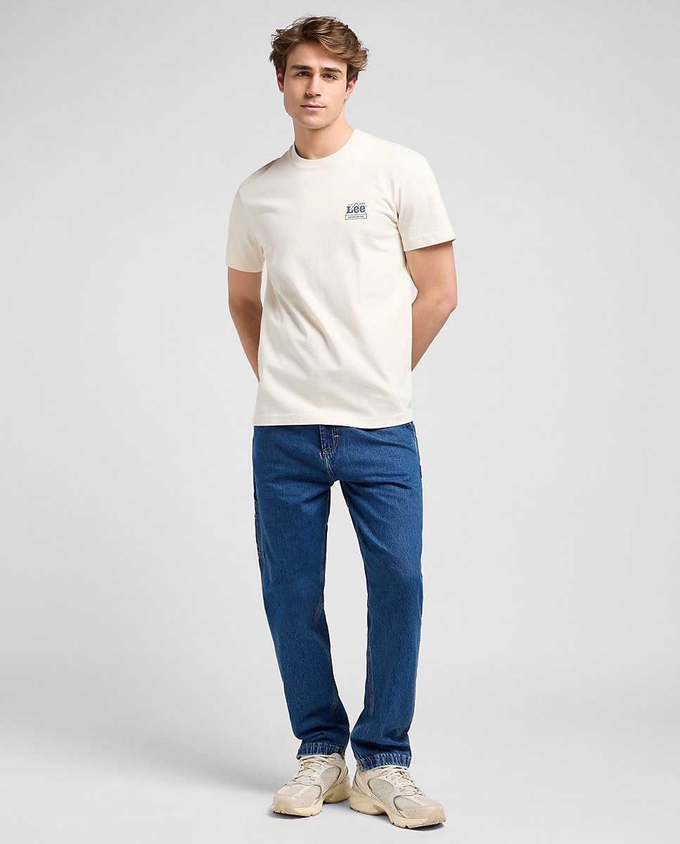 Imagen 3 de Camiseta de hombre de manga corta de linea workwear - Lee - Blanco Blanco
