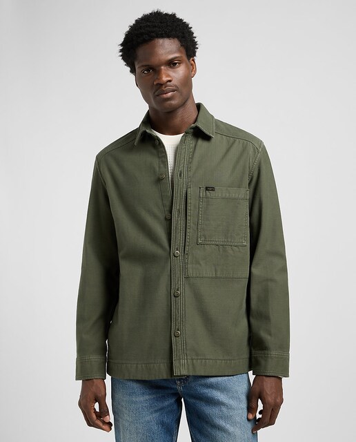 Imagen 0 de Sobrecamisa de hombre de corte Relaxed,