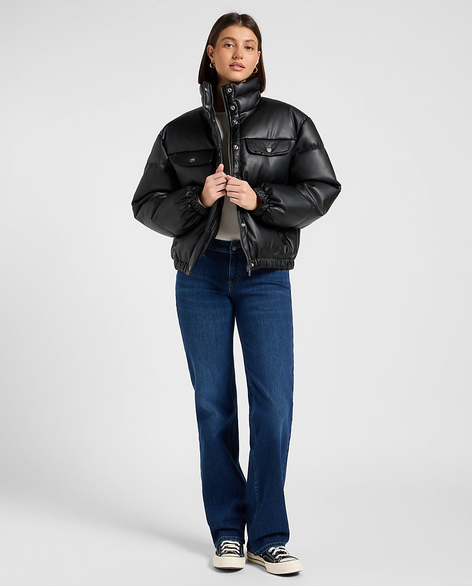 Vaquero recto Zoe de mujer de tiro bajo - Lee - Azul Azul-3