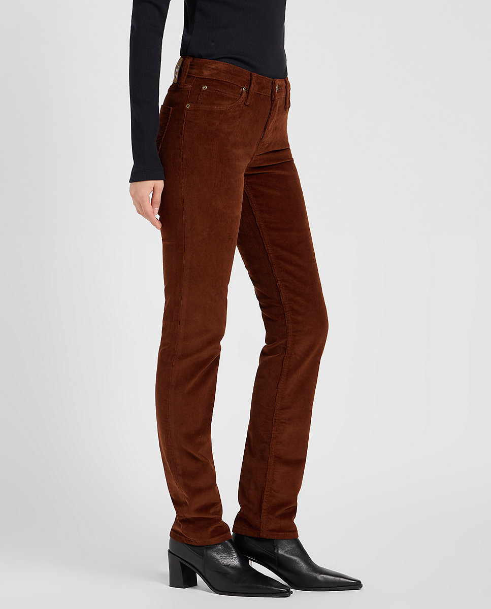 Pantalón recto Marion de mujer en pana - Lee - Marrón oscuro Marrón oscuro-4