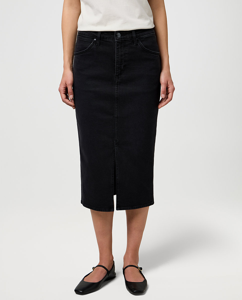 Falda vaquera de tubo - Wrangler - Negro Negro-1