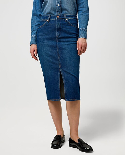 Imagen 0 de Falda vaquera de tubo