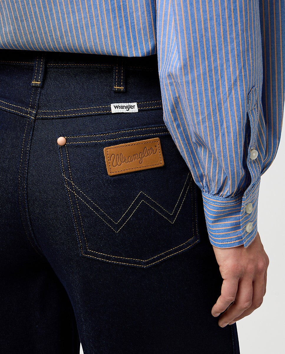 Vaquero de mujer Canyon de corte ancho y cintura alta - Wrangler - Azul marino Azul marino-4