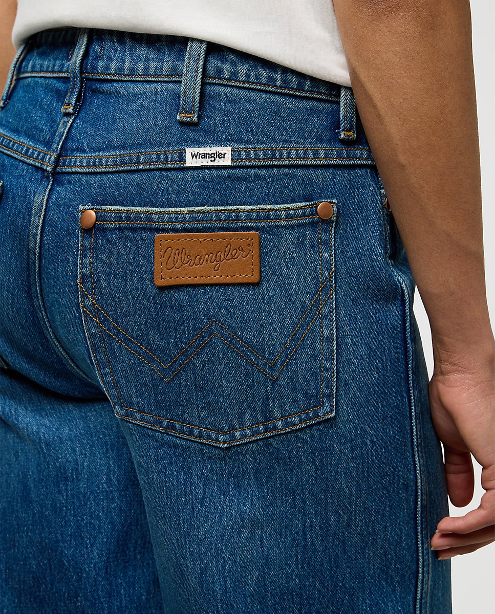 Vaquero de mujer de corte recto y loose con cintura media - Wrangler - Azul denim Azul denim-4