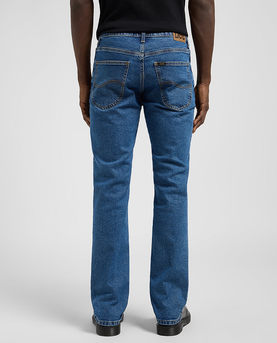 Imagen 2 de Vaquero Brooklyn de hombre de corte clasico con cintura ligeramente más alta - Lee - Azul índigo Azul índigo