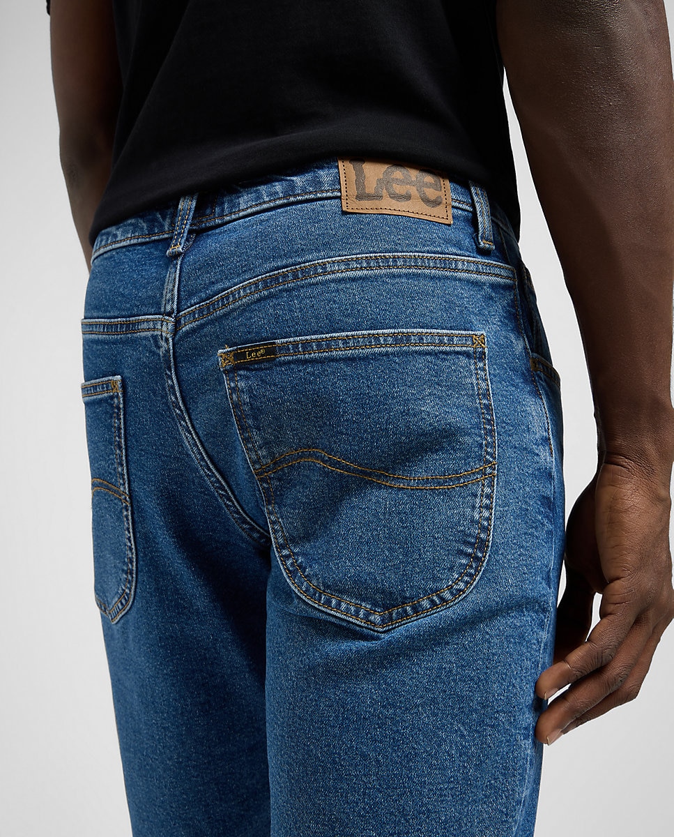 Imagen 5 de Vaquero Brooklyn de hombre de corte clasico con cintura ligeramente más alta - Lee - Azul índigo Azul índigo