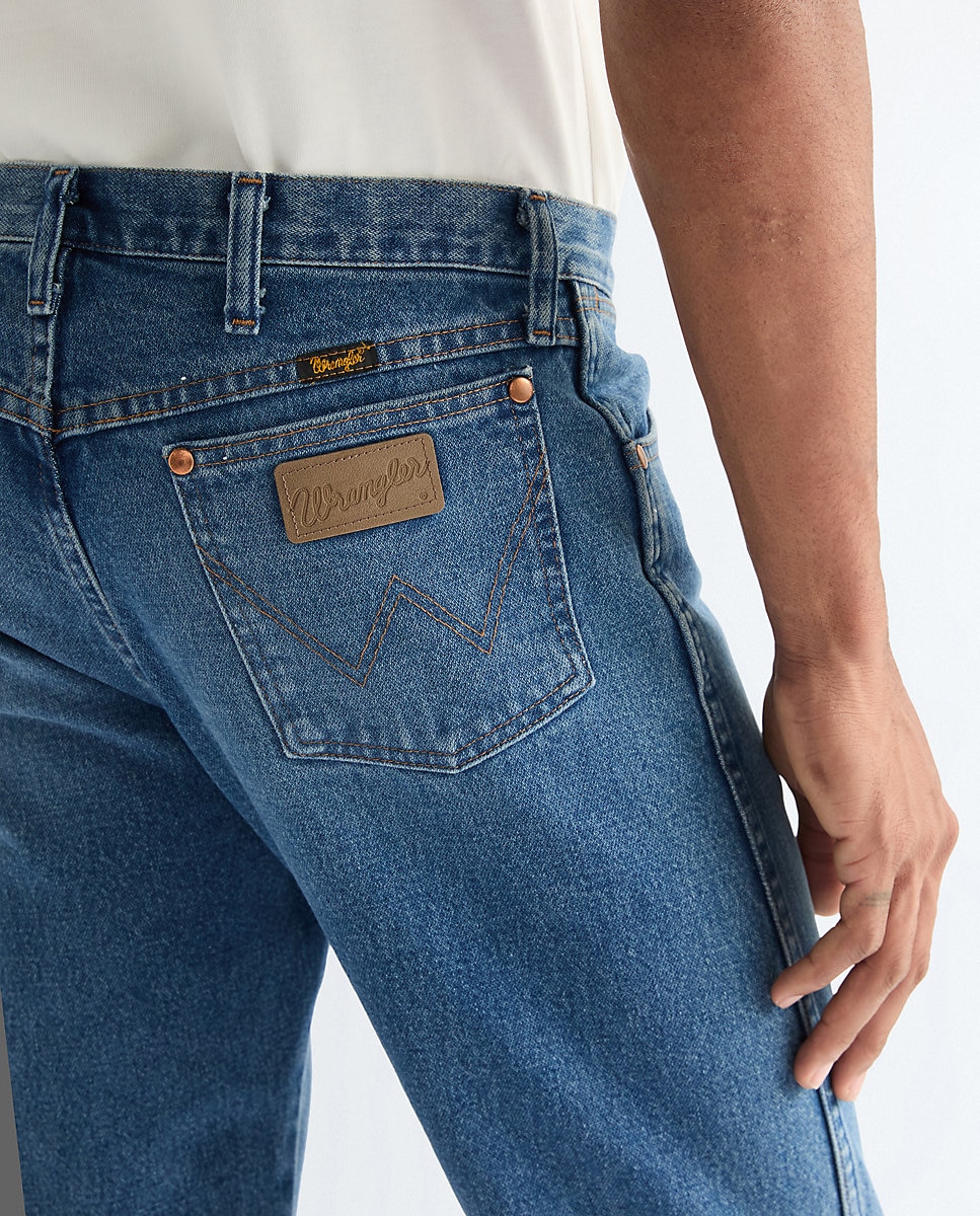 Vaquero 5 bolsillos de hombre 13MWZ - Wrangler - Azul Azul-4