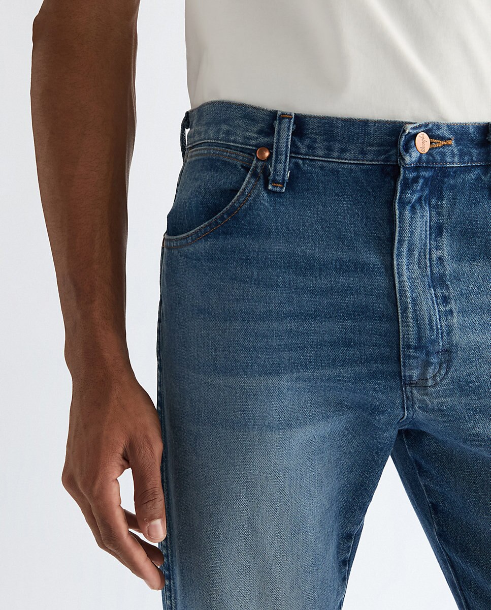 Vaquero 5 bolsillos de hombre 13MWZ - Wrangler - Azul Azul-5