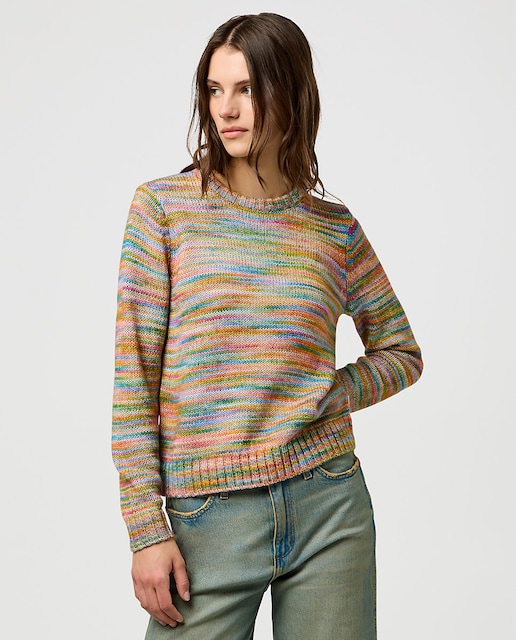 Imagen 0 de Jersey de mujer de rayas multicolores