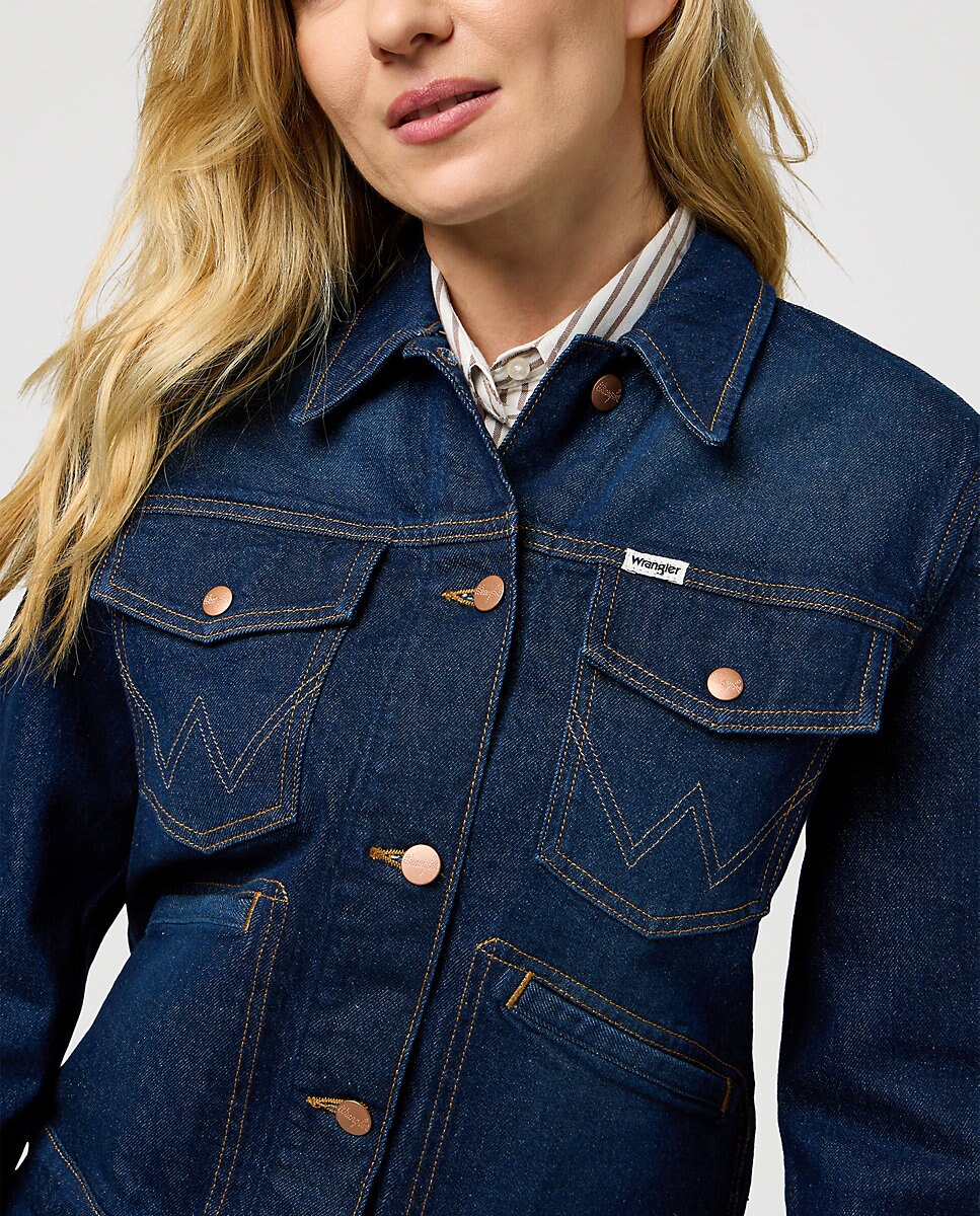 Wrangler Chaqueta Vaquera De Ajuste Relajado Para Mujer, Moonchild