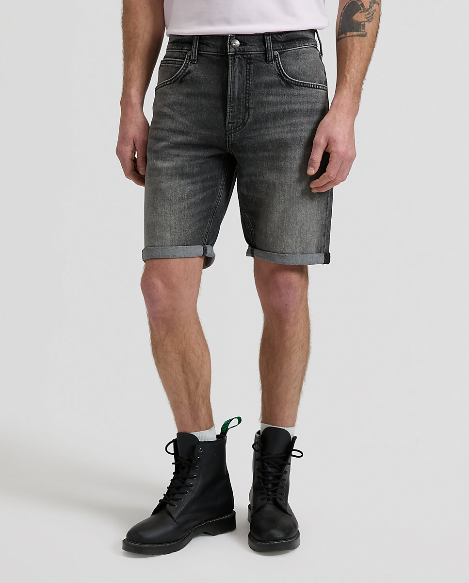 Pantalones cortos vaqueros de hombre de corte regular en azul