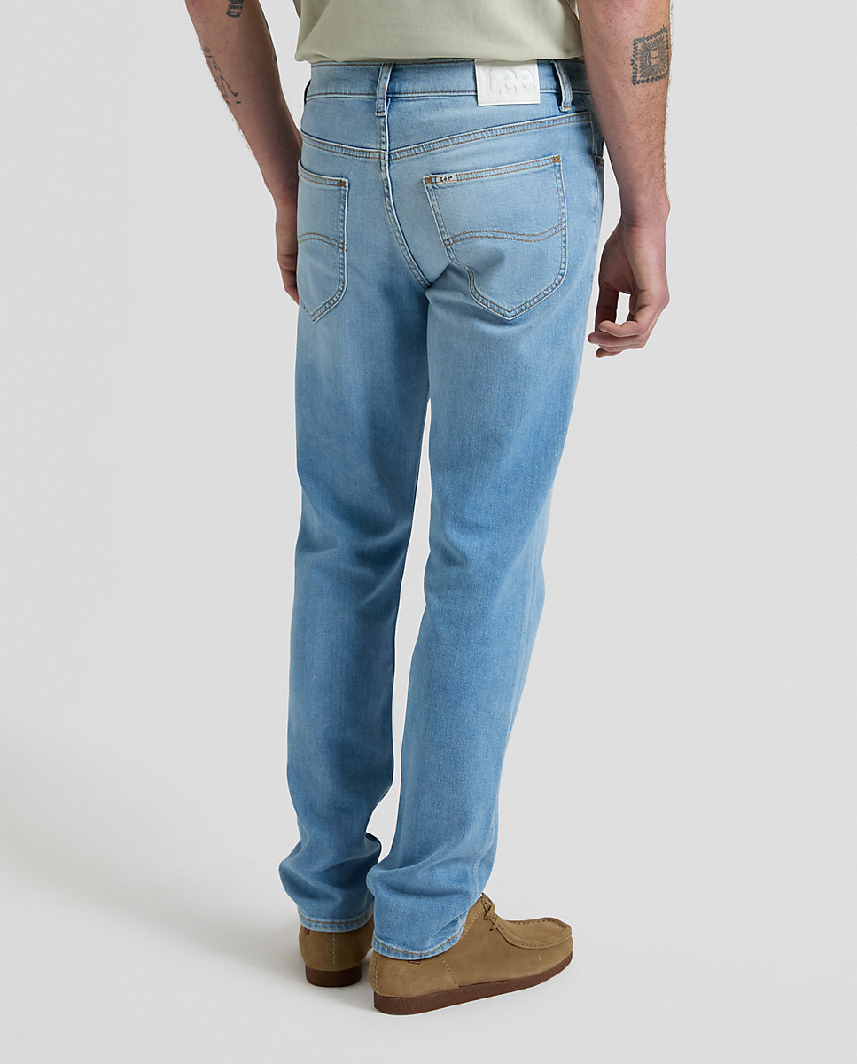 Vaquero daren de hombre de corte regular y recto - Lee - Azul Azul-2