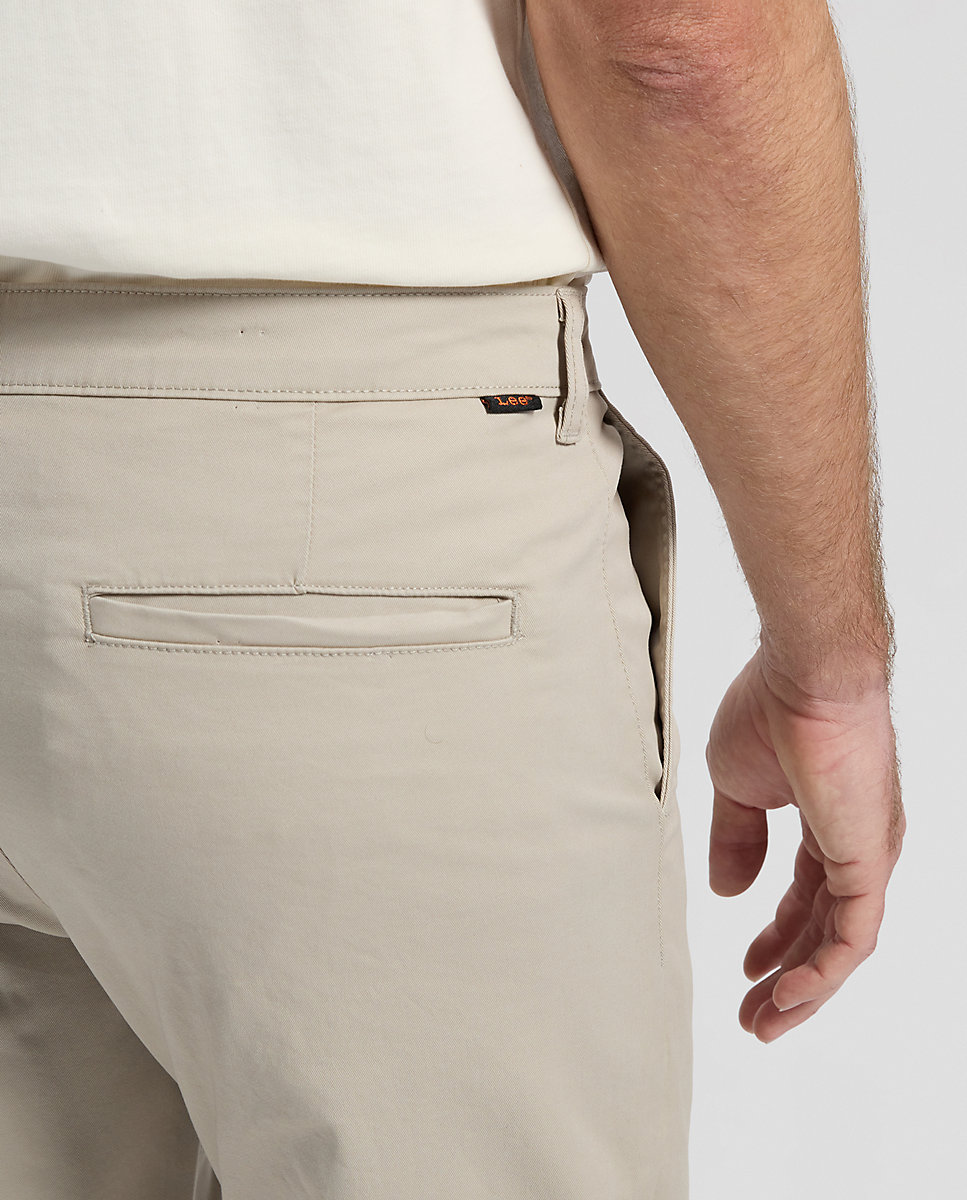 Chinos de hombre de corte regular recto - Lee - Natural Natural-5