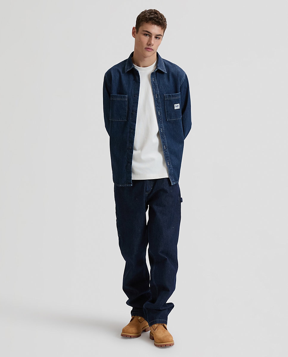 Vaquero de hombre carpenter de corte loose straight - Lee - Azul Azul-3