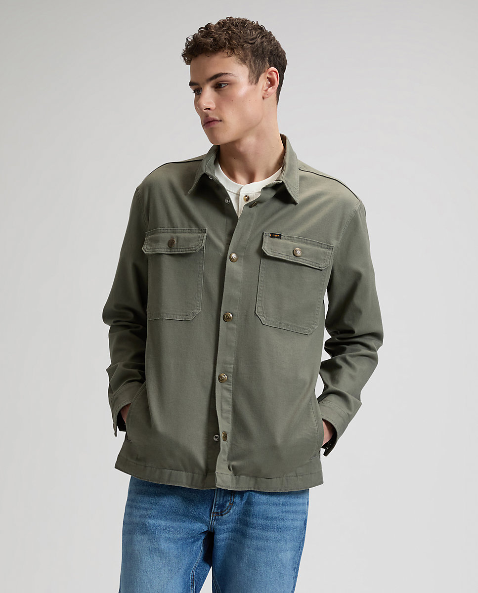 Lee - Camisa de hombre dos bolsillo de corte relaxed.