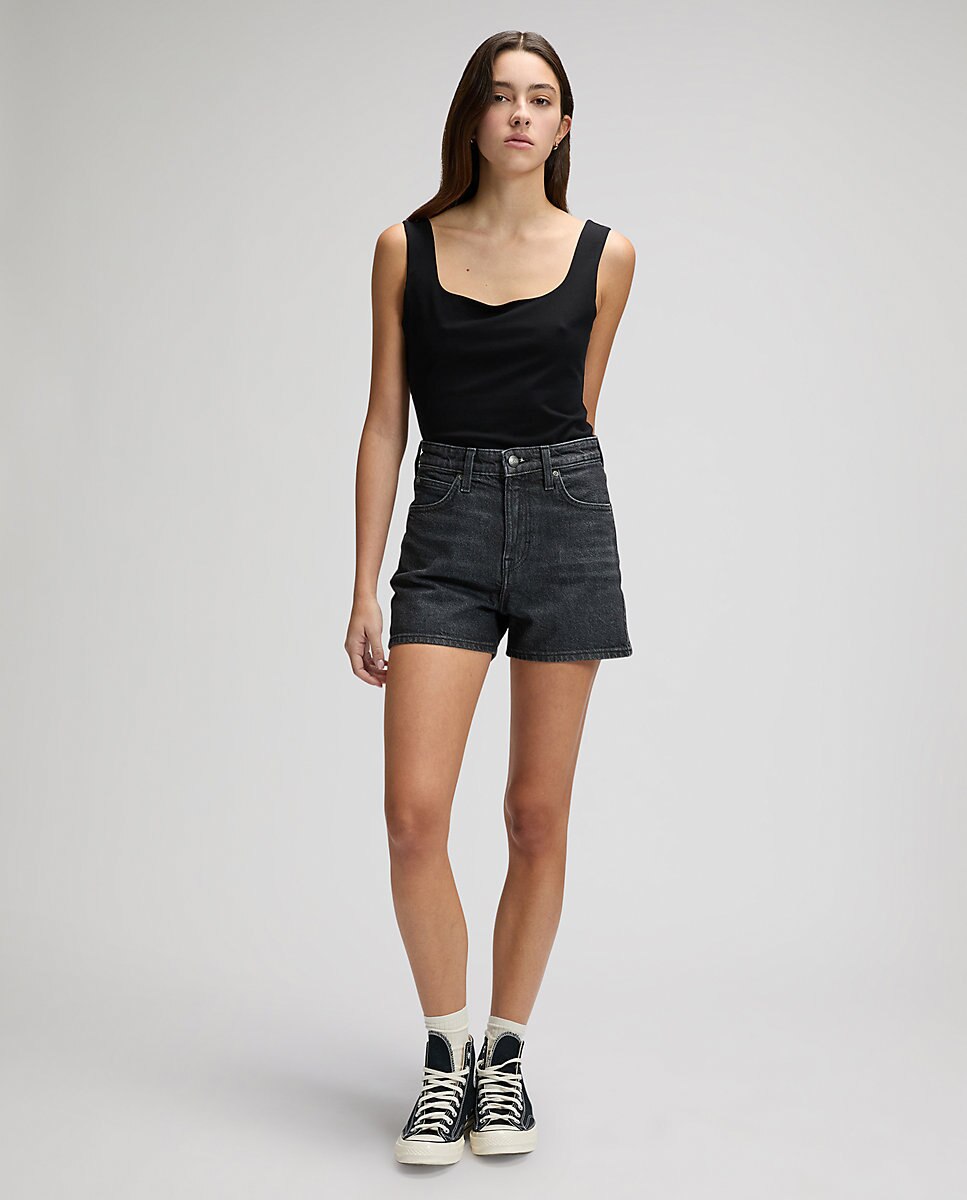 Pantalón corto vaquero de mujer Carol - Lee - Negro Negro-3