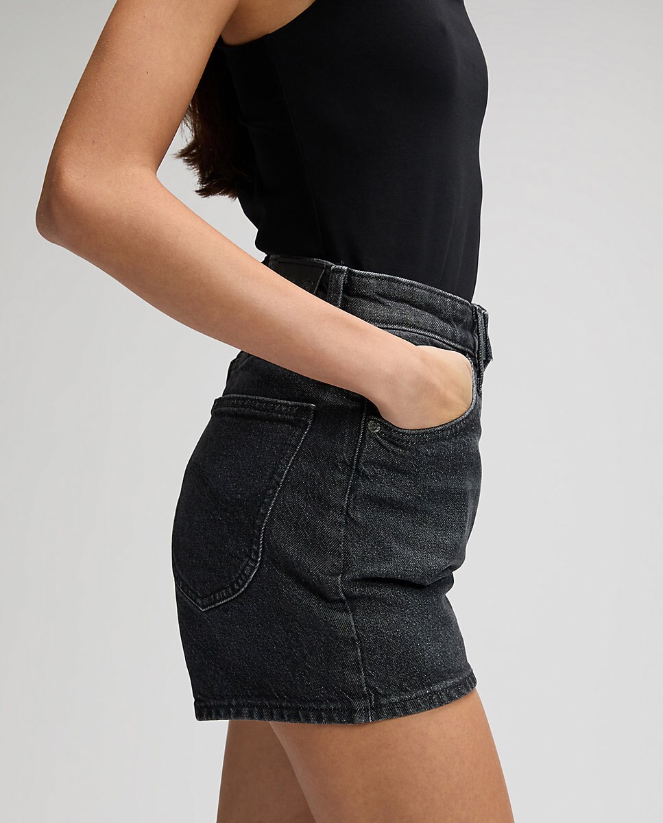 Pantalón corto vaquero de mujer Carol - Lee - Negro Negro-4