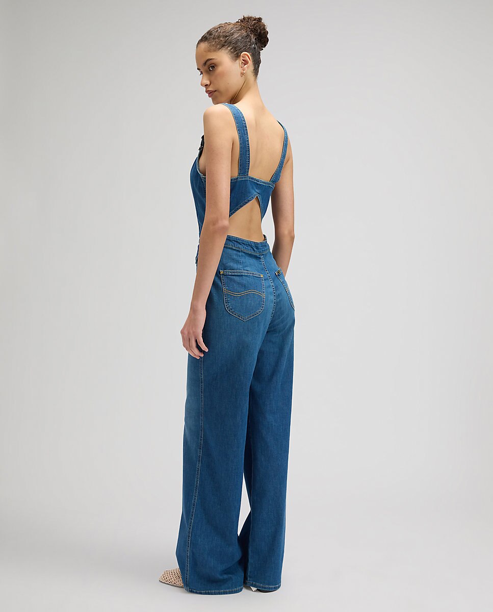 Mono vaquero de mujer largo - Lee - Azul denim Azul denim-2