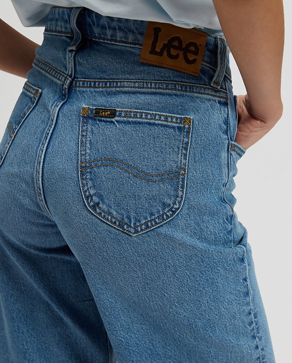 Pantalón corto vaquero de mujer Jort - Lee - Azul denim Azul denim-5
