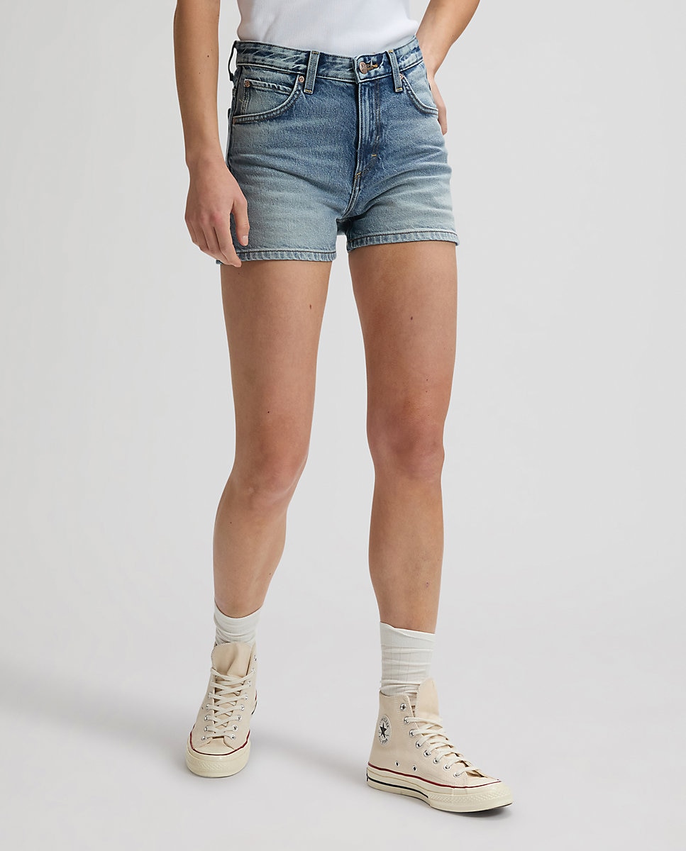Imagen 0 de Short vaquero de mujer cowboy 3 inch Azul denim