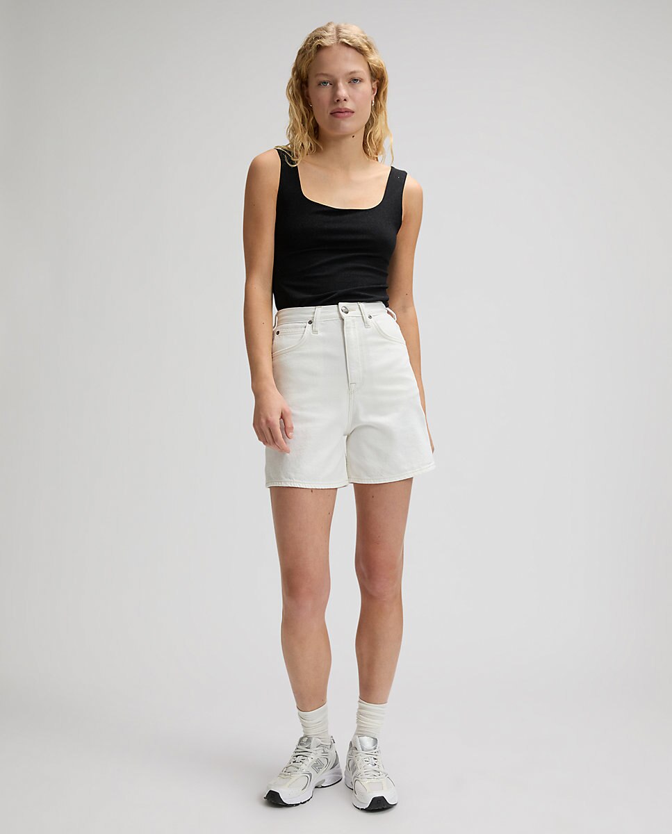 Pantalón corto vaquero de mujer Stella - Lee - Blanco Blanco-3