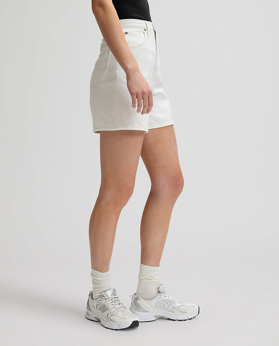 Pantalón corto vaquero de mujer Stella - Lee - Blanco Blanco-4