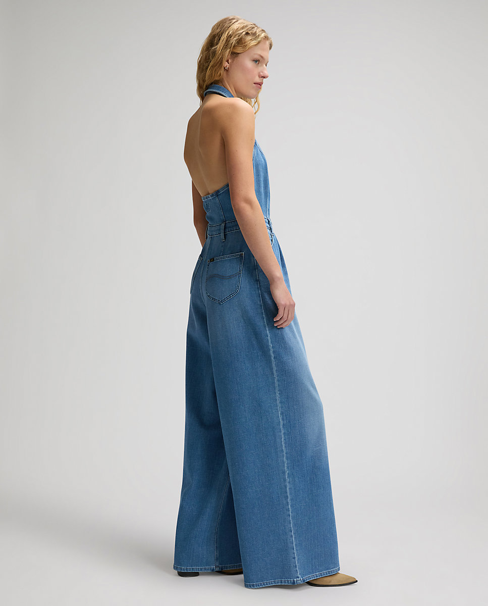 Mono vaquero de mujer largo - Lee - Azul denim Azul denim-4