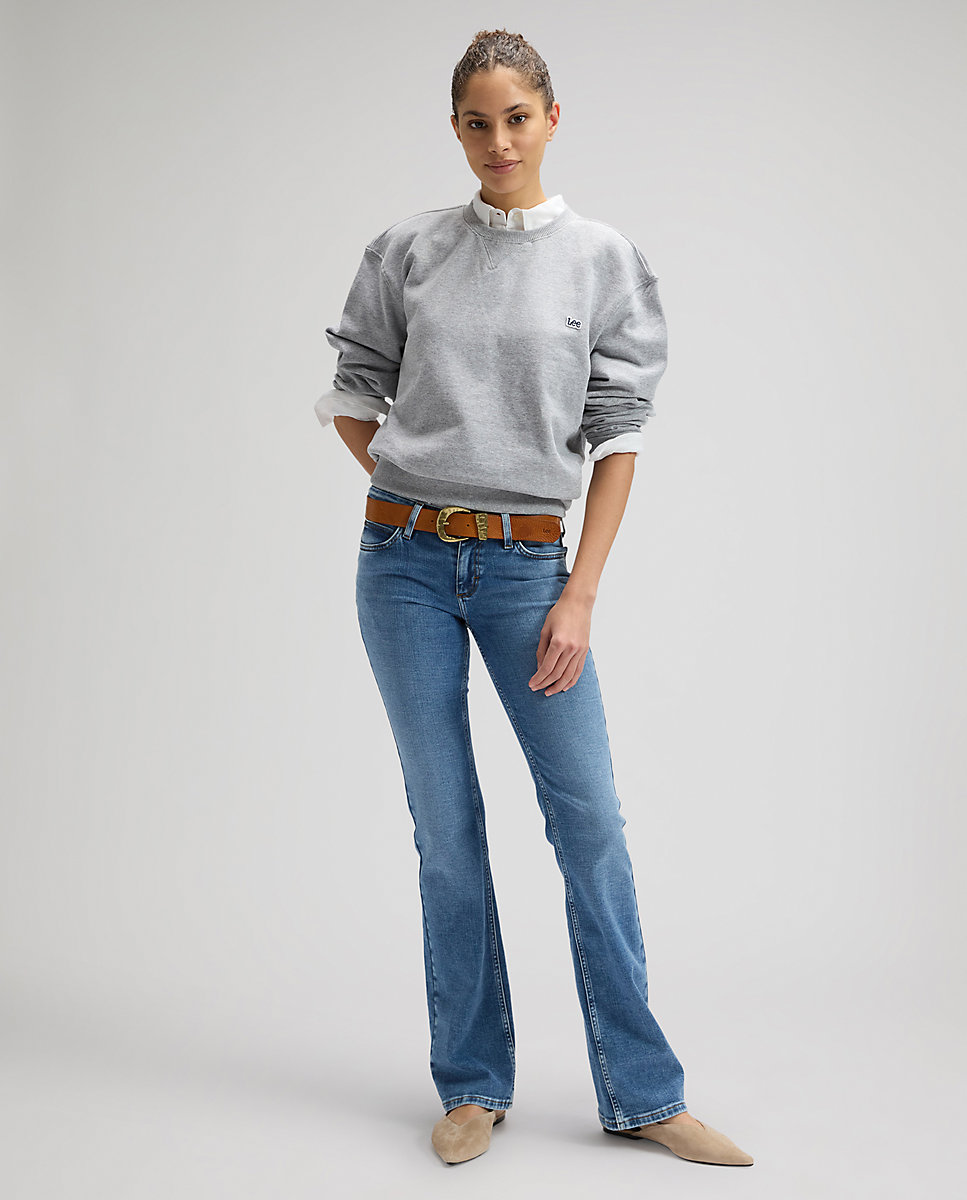 Vaquero campana Jessica de mujer de tiro bajo - Lee - Azul denim Azul denim-3