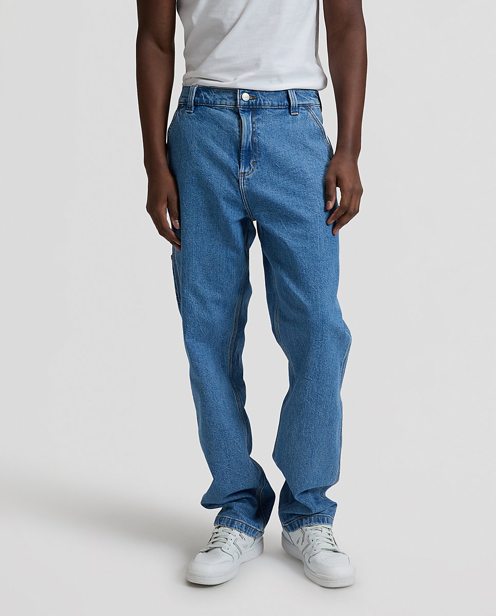 Imagen 0 de Vaquero de hombre carpenter de corte loose straight en azul Azul