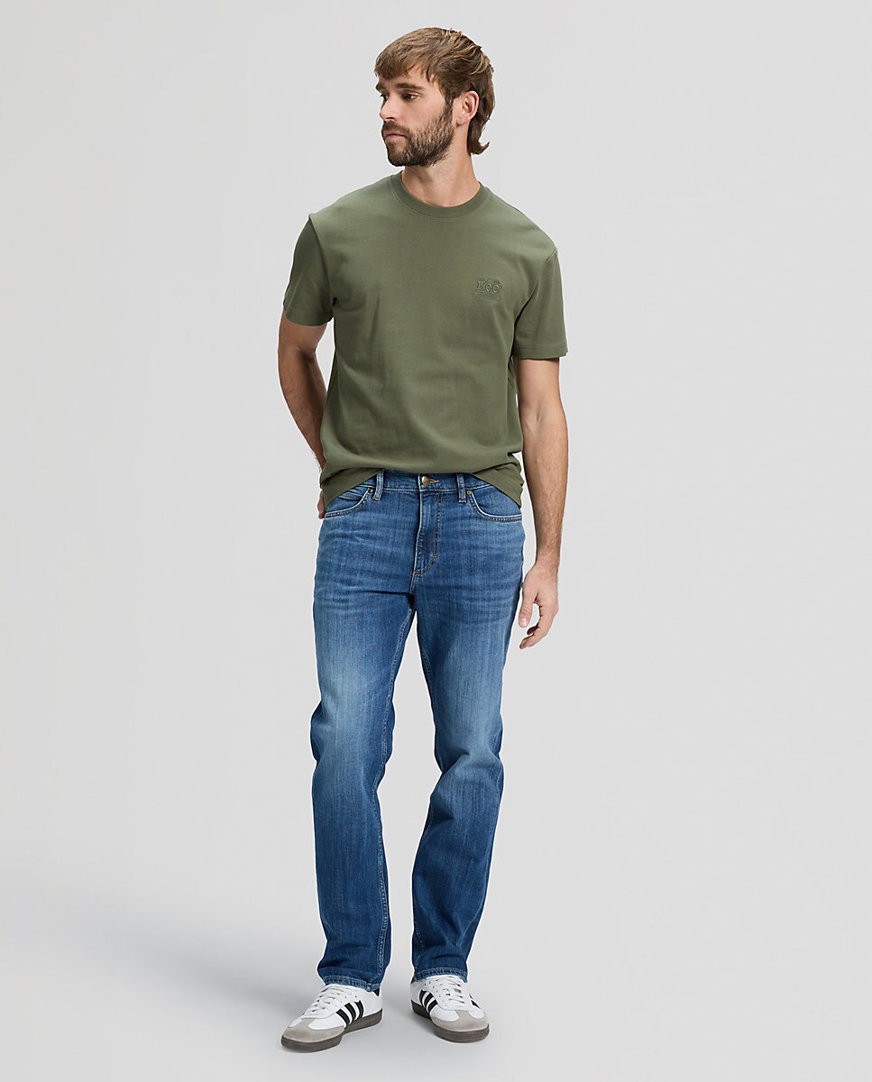 Vaquero West de hombre de corte regular - Lee - Azul denim Azul denim-3