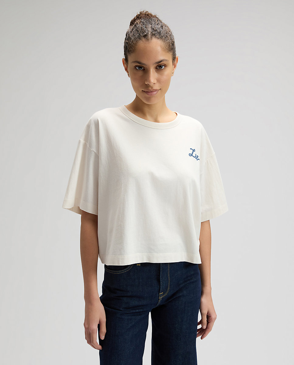 Lee - Camiseta de mujer de manga corta con logo.