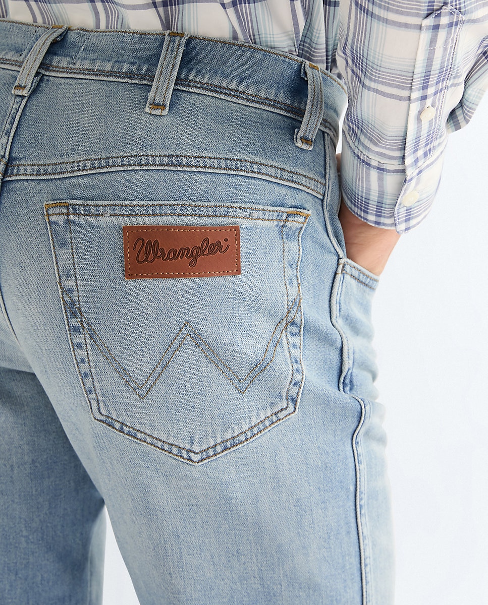 Vaquero Texas de hombre de corte recto auténtico - Wrangler - Azul denim Azul denim-4