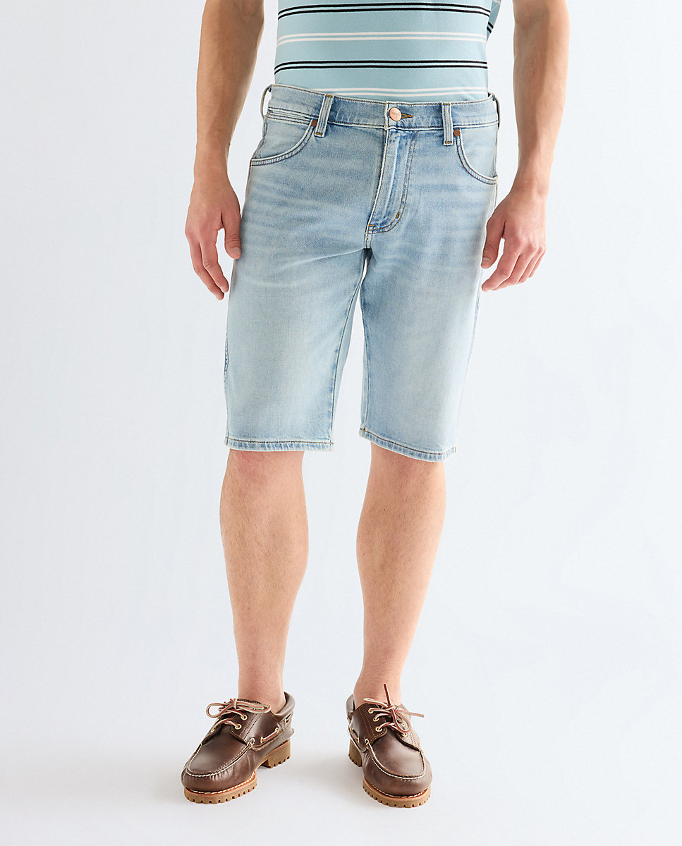 Imagen 0 de Pantalones cortos vaqueros de hombre en azul Azul denim