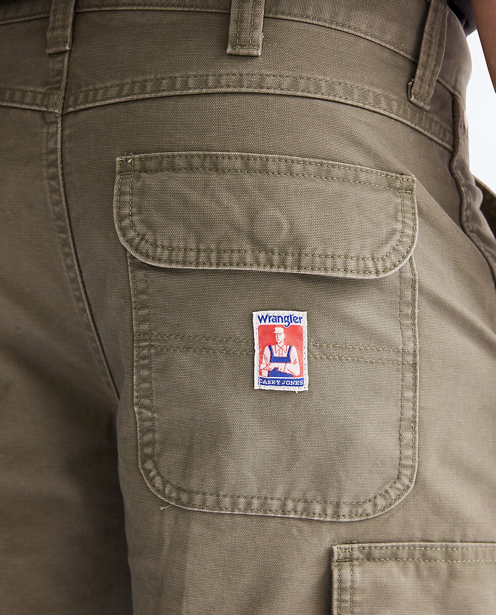 Pantalón corto cargo de hombre - Wrangler - Verde Verde-3